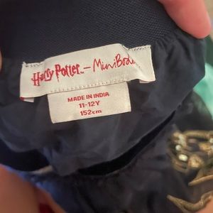 Mini Boden Harry Potter licensed skirt, 11-12 years, Navy blue with gold design